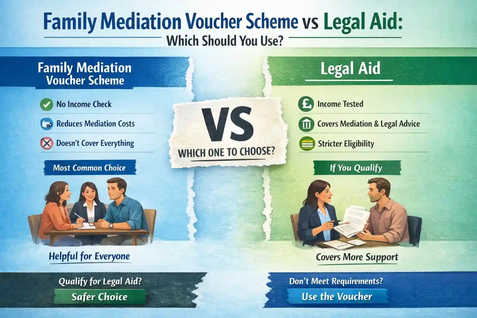 Family Mediation Voucher Scheme vs Legal Aid: Which Should You Use Luton?