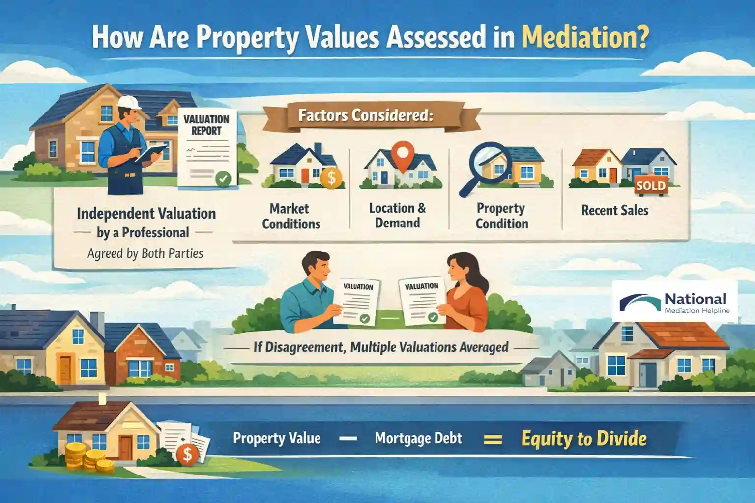 How Are Property Values Assessed in Mediation Luton?