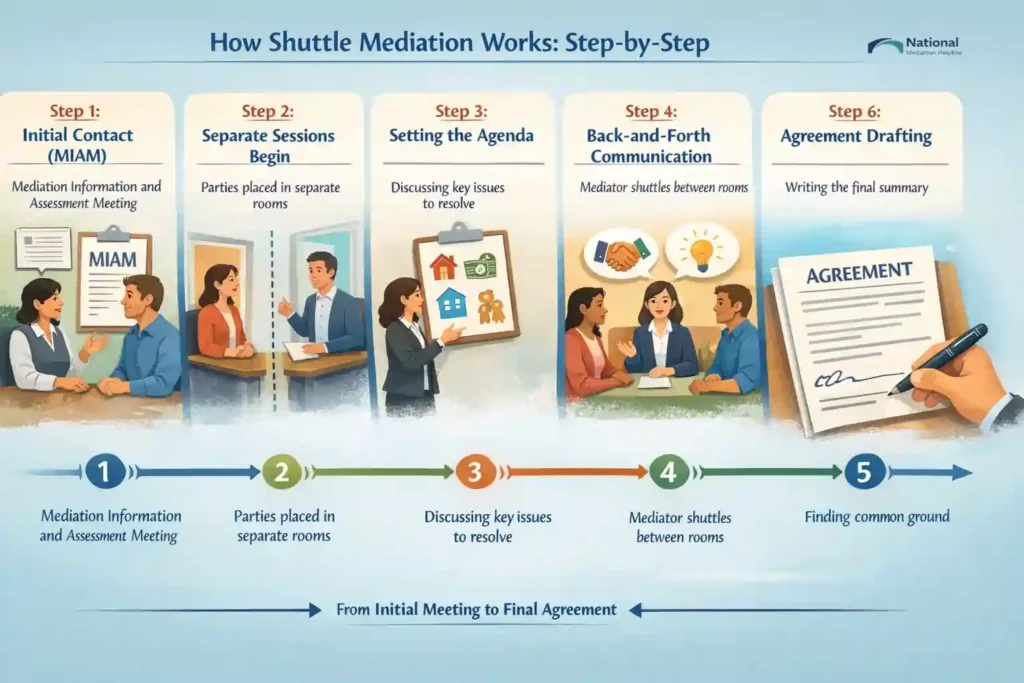 How Shuttle Mediation Works: Step-by-Step Luton