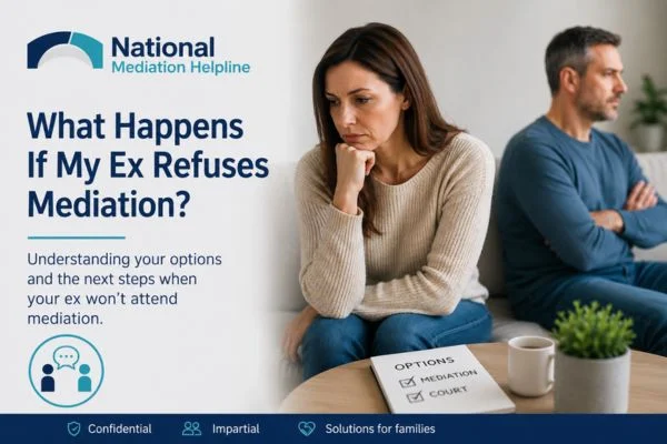 what if my ex refuses mediation Luton?